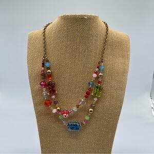 Two Layer Necklace. 22” Total Length